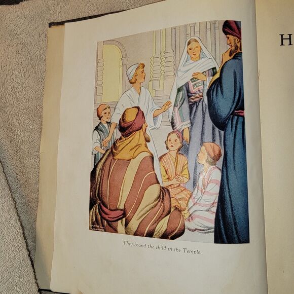 Heroes of the Bible by Olive beaupre Miller first edition 1940, signed by author - Picture 5 of 16